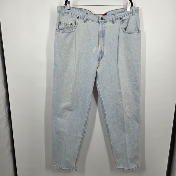 Levis Strauss Other - VTG Levis 560 Mens Loose Fit Tapered Leg Light Wash Blue 44x32 USA Baggy Skater
